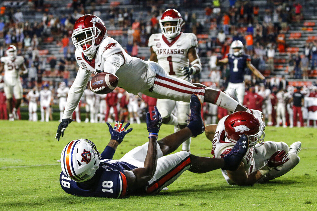 APTOPIX Arkansas Auburn Football